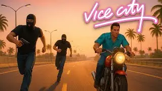 Epic Thief Showdown in GTA Vice City! Can They Escape Me? 😎🔥