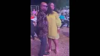 Miss Kitty enjoys outing with her husband