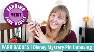 NEW Park Badges | Disney Mystery Pin Unboxing