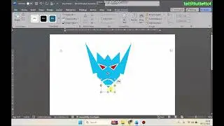 Create a simple Esports Logo with Microsoft Word #logodesign #esports