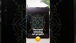 Do THIS when you don't know what to draw ✏️ #procreate #mandala