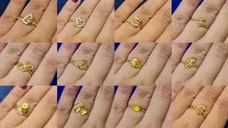 1 gram theke ladies finger ring designs with price//gold finger ring//wedding ring 