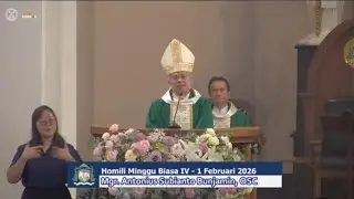 Bacaan KS & Homili Minggu Biasa IV 1 Februari 2026 II Mgr Antonius Subianto Bunjamin