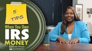 OWE IRS MONEY? HERE WHAT YOU DO