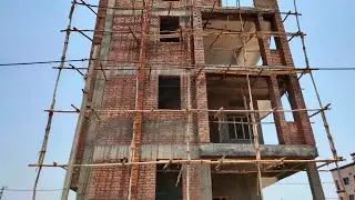 30 feet 1000 square feet front elevation brick work design