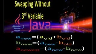 Swapping Without Third Variable | Java Tutorial