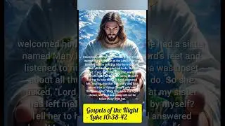 November 8, 2025 Gospels of the Night- Luke 10:38-42 #nightprayer #everyone #prayer #prabhuvachan