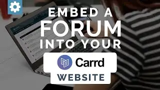 Embed A Forum Into Your Carrd Website