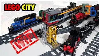 LEGO Room and City WIP | Part 2 | We have trains!