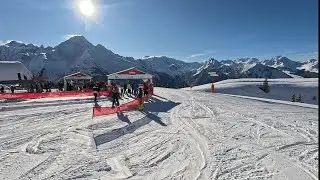 La Plagne towards Champagny after heavy snow