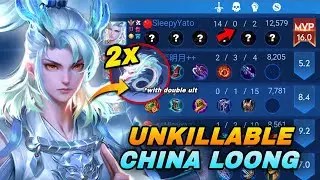 UNKILLABLE CHINA LOONG 2X ULT CANNOT BE KILLED IN HIGH RANK GAME! | LOONG BEST BUILD & ARCANA 2025