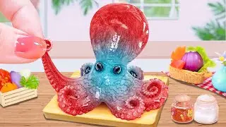 Top Dish 🐙 Octopus with Bold Chili Taste 🌶️ Mantap Banget!🔥Little Chef’s Table