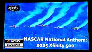 National Anthem For NASCAR Cup Series: 2025 Xfinity 500