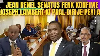 MEN BWA KALE A Jean Renel S&eacute;natus konfime disponiblite Jean Joseph Lebrun pou dirije peyi a k&ograve;m Prez