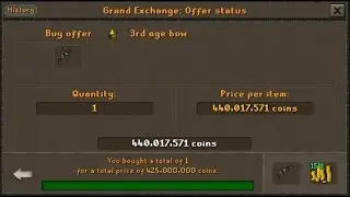 Runescape Sparc Mac's 3rd Age Bow Pking!