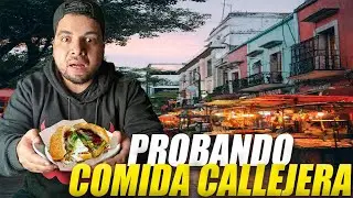 Probando comida Callejera en Atlixco Puebla