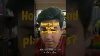 How to find event platforms? #podcastclips #podcast #shortsviral #events #nycpodcast #nyc