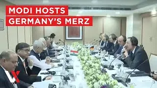 LIVE | German Chancellor Merz & Indian PM Modi Begin Bilateral Engagements In Gandhinagar | VERTEX