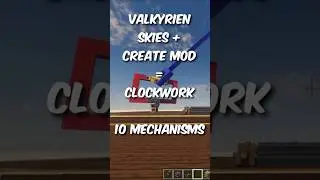 10 Mechanisms in Clockwork - Valkyrien Skies and Create Mod Addon