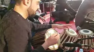 Qawwali Tabla Live In Paris Sound Check | Yasar Hussain