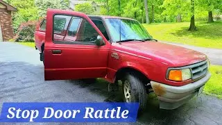 How To Adjust Doors on Ford Rangers and Stop Them From Rattling, for Free, Easy DIY