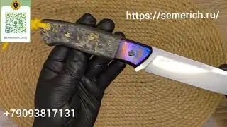 Японский ламинат Hitachi,  центральный слой Zdp 189 через никель, обкладки 420j2,  67-68hrc