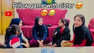 Pillow game with sisters 😍😍😂
