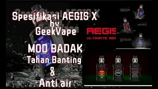 Vape aegis x spesifikasi