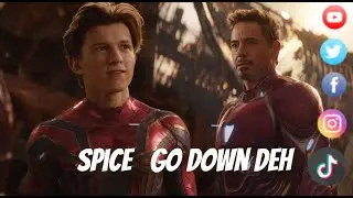 Spice   Go Down Deh  ft  Sean Paul, Shaggy - Iron Man & Spider Man 4K