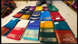 ಸೂಪರ್ ಕಡಿಮೆ ಬೆಲೆಯಲ್ಲಿ ಫ್ಯಾನ್ಸಿ ಸೀರೆಗಳು chickpet bangalore wholesale silk sarees manufacturers 