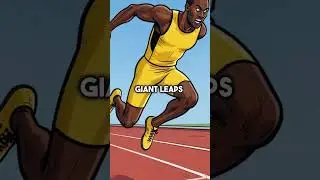 Usain Bolt Took Only 41 Steps to Run 100m (He Broke Physics)
