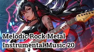 Melodic Rock Metal Instrumental 20 – Epic Tracks for Focus and Energy