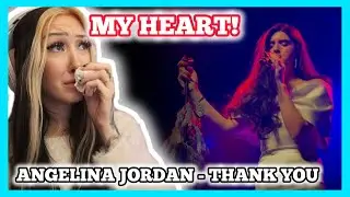 THERE WERE TEARS! | Angelina Jordan - Thank you (Stripped Down | LIVE Dec 14 2024) reaction