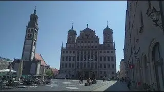 Экскурсия по Аугсбургу (путешествие; Бавария, Германия; Augsburg, Bayern, Germany) | Влог № 15