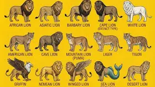 &ldquo;Types of Lion | Real, Extinct & Mythical Lions Explained 🦁 | Lion Facts Short Video&rdquo;