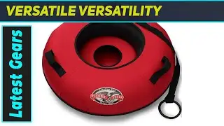 Best Snow Tube Ever? Flexible Flyer Commercial Snow Tube Tested!