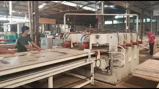 2 Layers Hot Press Machine Albasia Barecore Composer