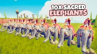 10x SACRED ELEPHANTS vs EVERY FACTION | TABS Gameplay