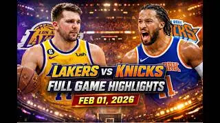 Los Angeles Lakers vs New York Knicks FULL Game Highlights Feb 01. 2026 | NBA Today