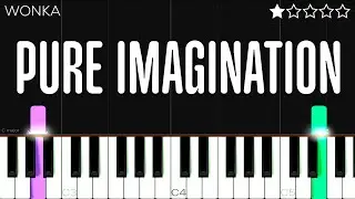 Wonka - Pure Imagination | EASY Piano Tutorial