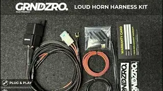 GRNDZRO Twin/Loud horn wiring harness kit | DIY Tutorial guide