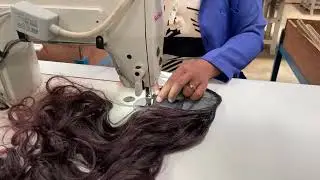 Making wigs with a sewing machine. Wig skills.   Tutorial（1）