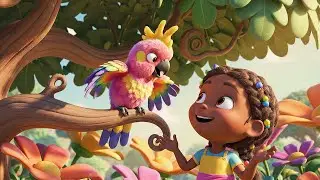 Minecraft Baby Parrot Sang on Top of a Tree | Kids Songs & Nursery Rhymes