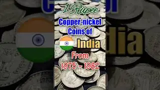 1 Rupee Common Coin of India 🇮🇳 1975-1982 #Shorts || One Rupee Indian Big Coin  🇮🇳 #Short ||