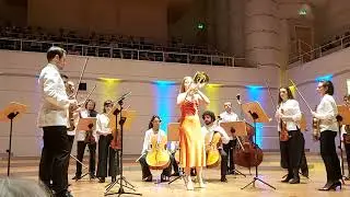 Polina Tarasenko - L.E. Larsson concertino for trombone and string orchestra part 1, Allegro pomposo