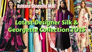 Aimal Khan Designer Fabrics | Armani Georgette, Printed Silk & Velvet Silk Dresses | Ashiana Mall