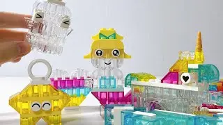 Лего Классик Волшебная Прозрачная Коробка 🩷💛🤍 Сборка и Обзор