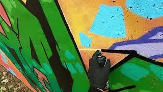 Graffiti harflerinin &ccedil;izimi ve Arka fonun s&uuml;sleme teknikleri - HAK GRAFF