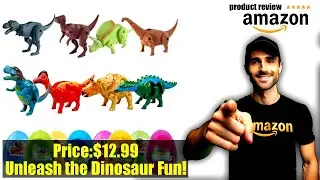 Buy Anditoy 8 Pack Jumbo Dinosaur Deformation Eggs Prefilled Plastic Easter Eggs with Toys Inside