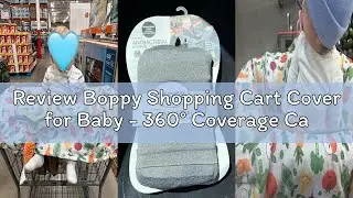 Review Boppy Shopping Cart Cover for Baby - 360&deg; Coverage Cart Cover for Babies with Safety Harness,